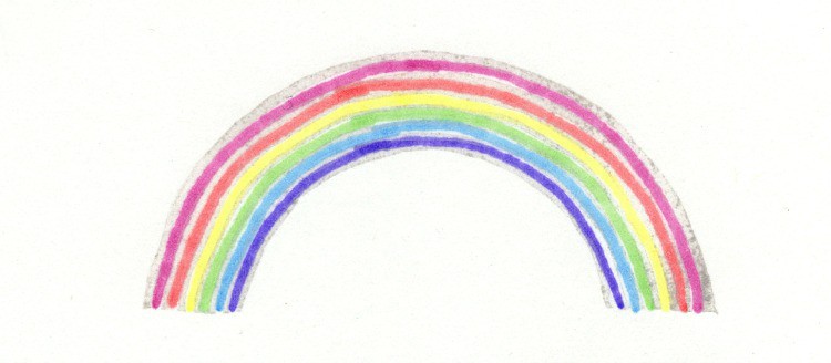 Make a Cutie Little Rainbow Stamp · Craftwhack