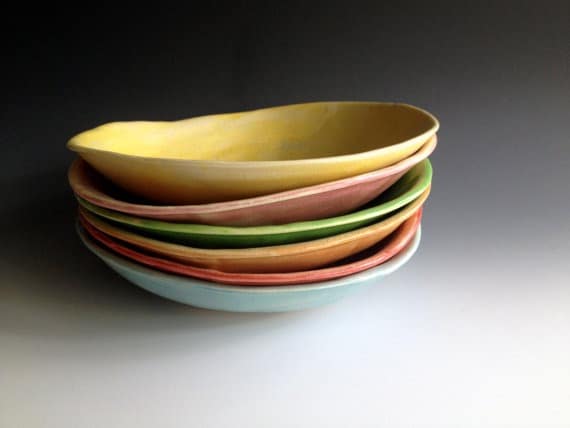 handmade pasta bowls