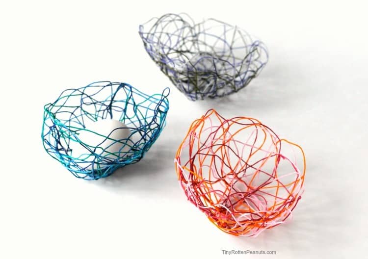 Cool craft: DIY string bowls