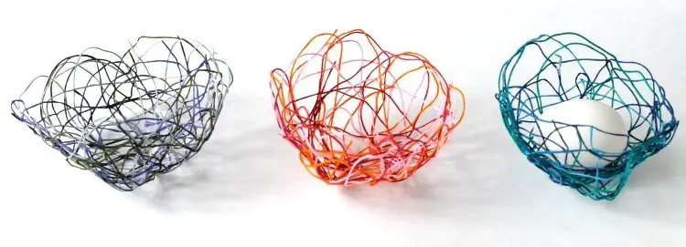 string bowls DIY - easy craft