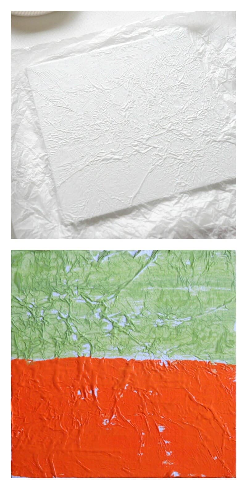 tissue paper painting