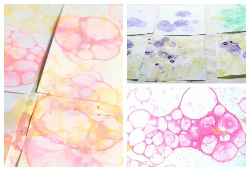 How to make bubble prints