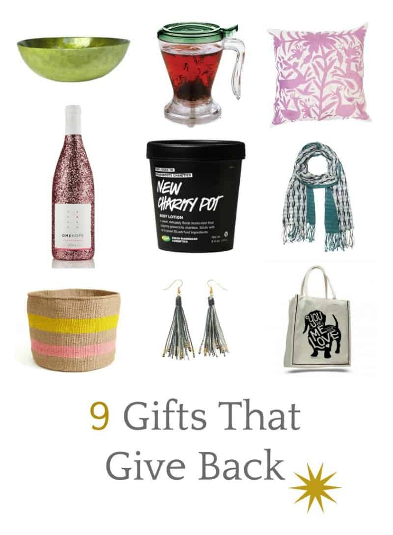 5 Weeks of Gift Giving Gifts That Give Back · Craftwhack