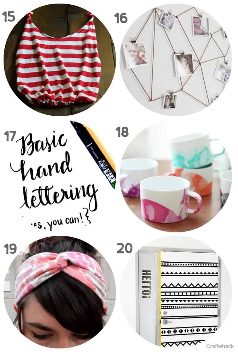 Lot's of great ideas for teen crafts - cool teen DIY projects