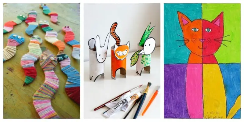 cute animal art projects