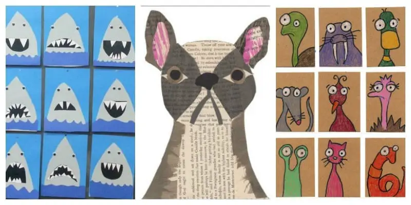 These are such great animal art project ideas for kids