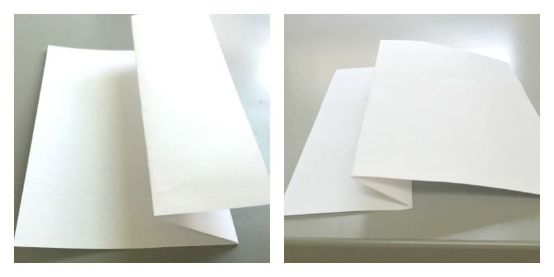 folded paper