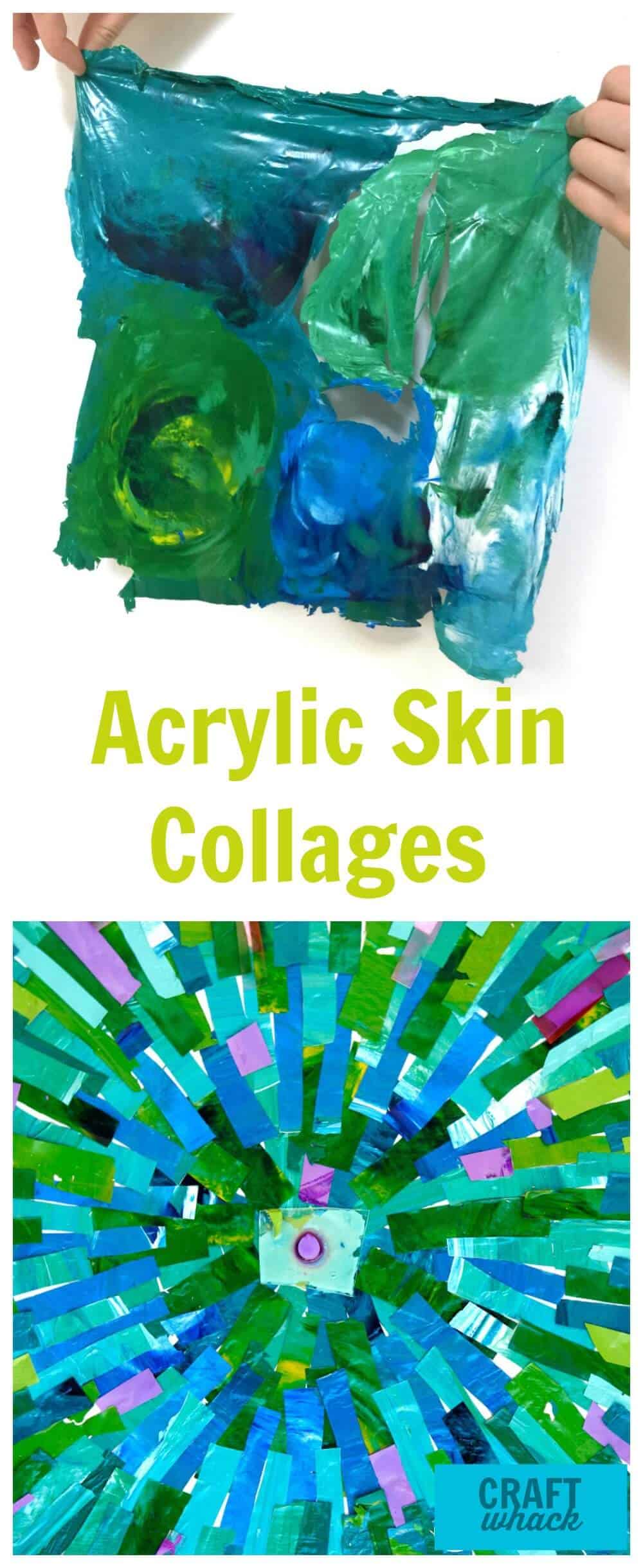 acrylic skins collage