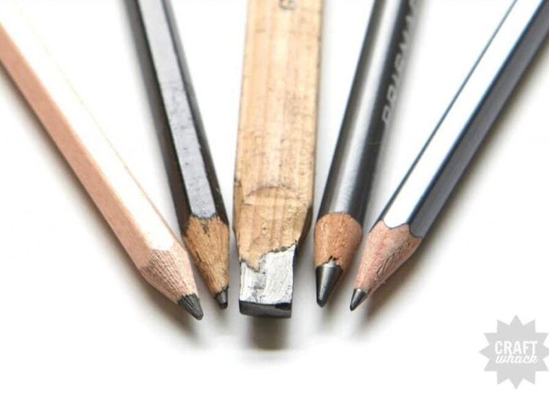 pencils used for pencil sketching