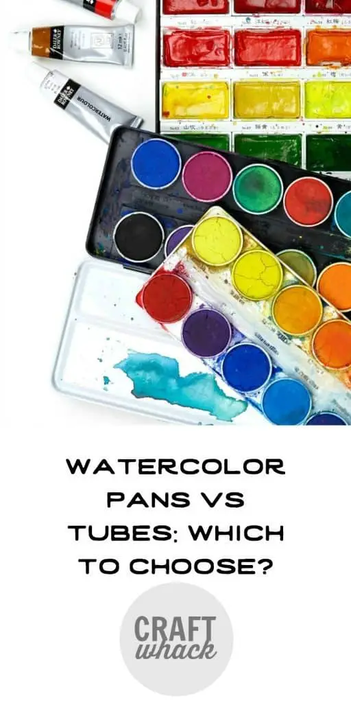 watercolor paints - tubes and pans