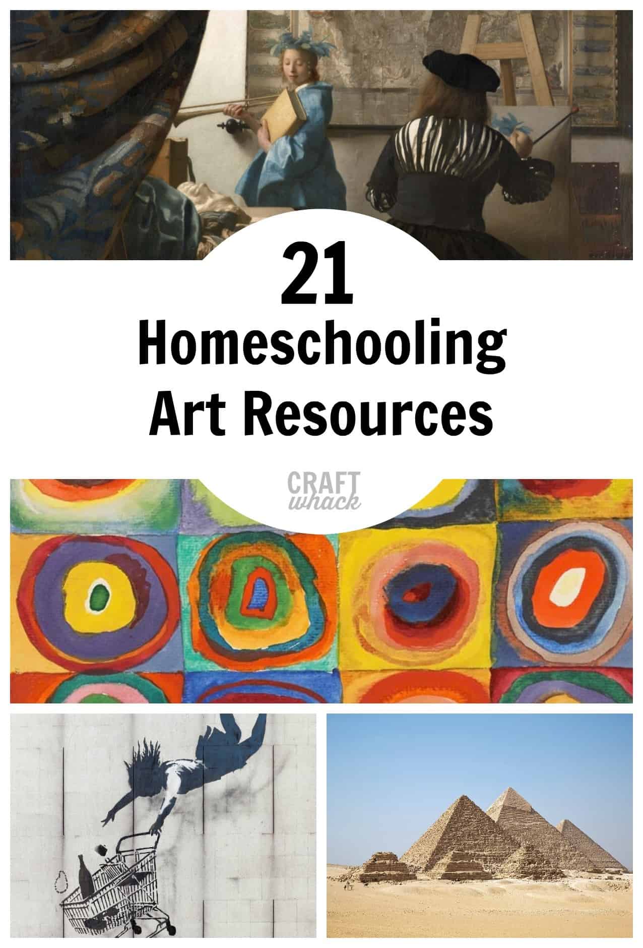 art for kids homeschool resources