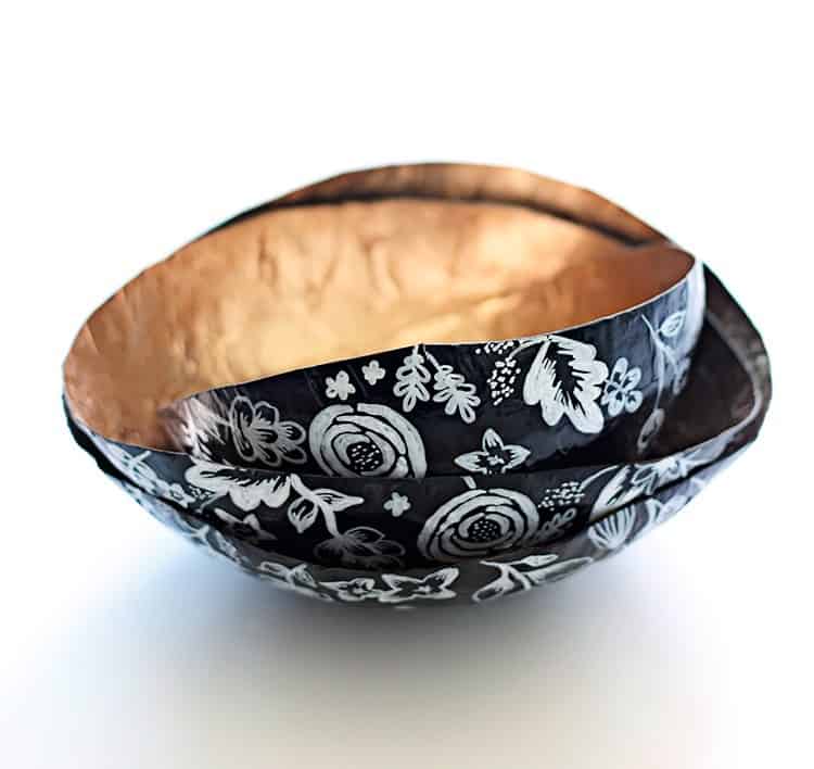 paper mache bowls nested