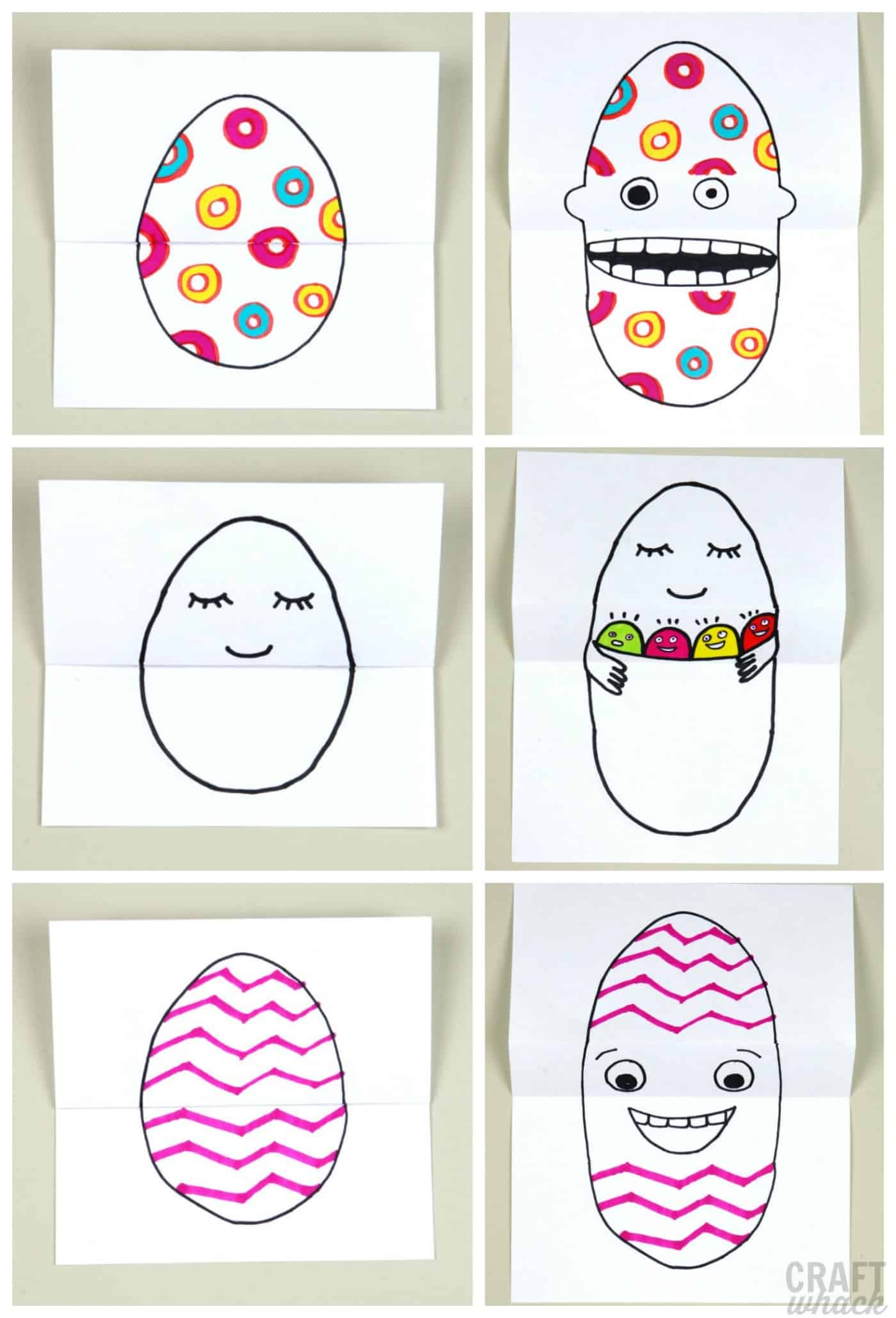 Paper Easter egg craft