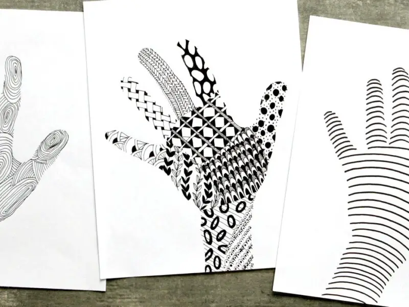 3 Fun HandTracing Drawing Ideas · Craftwhack