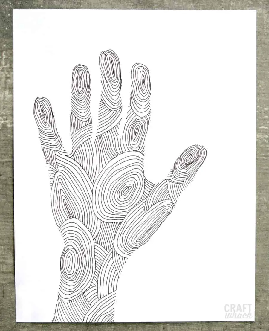 3 Fun HandTracing Drawing Ideas · Craftwhack