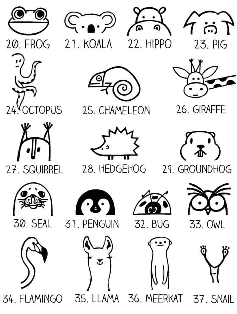 Featured image of post Simple Doodles Simple Cute Things To Draw : | bullet journal doodling ideas.