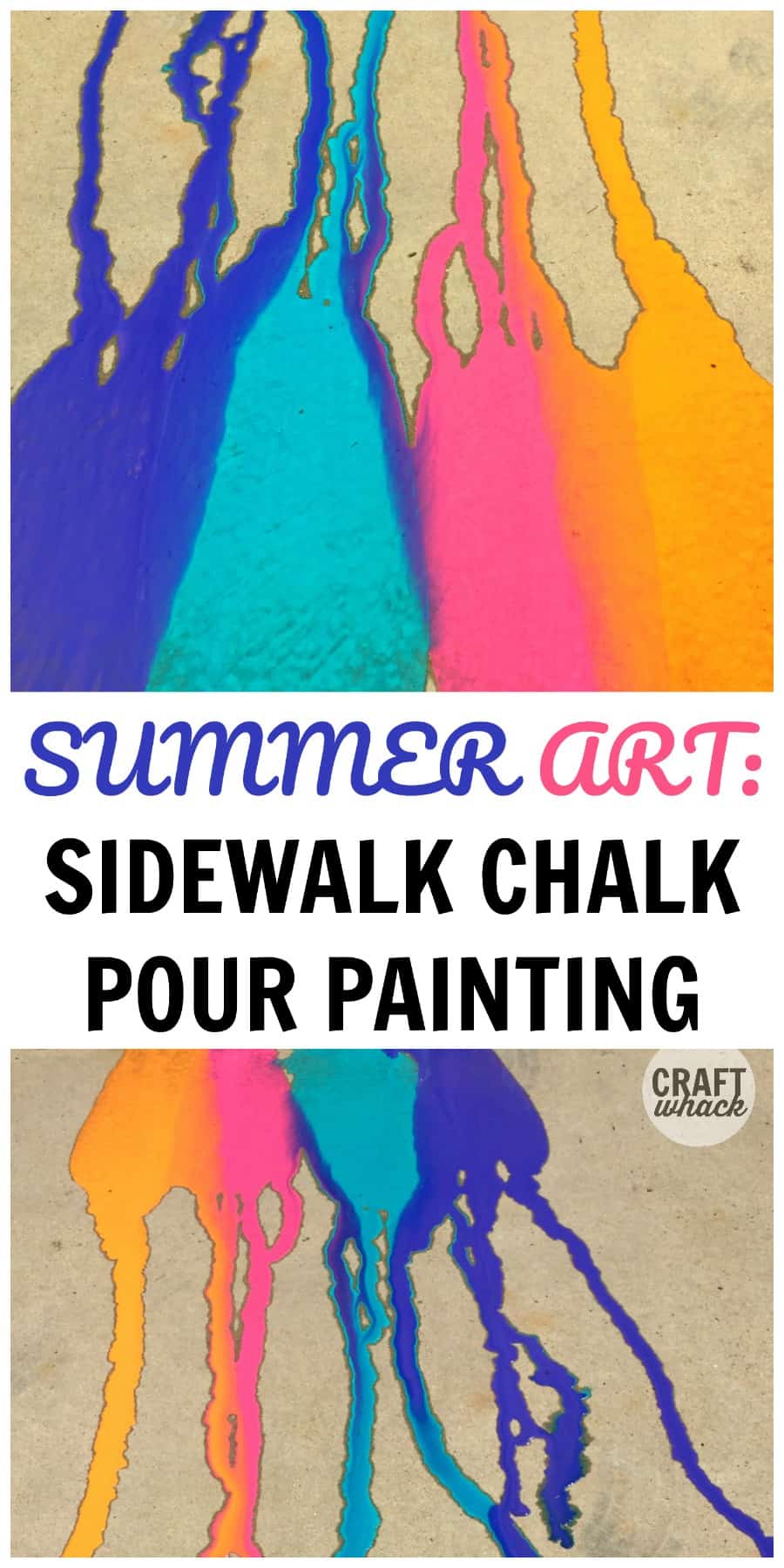 Sidewalk chalk paint recipe