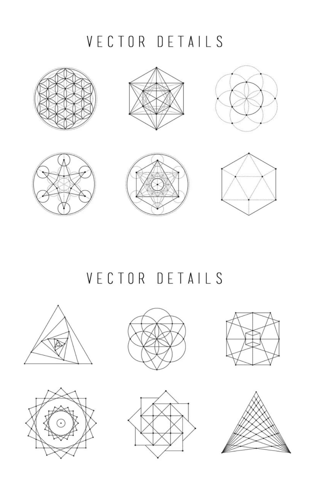 Sacred Geometry graphics 