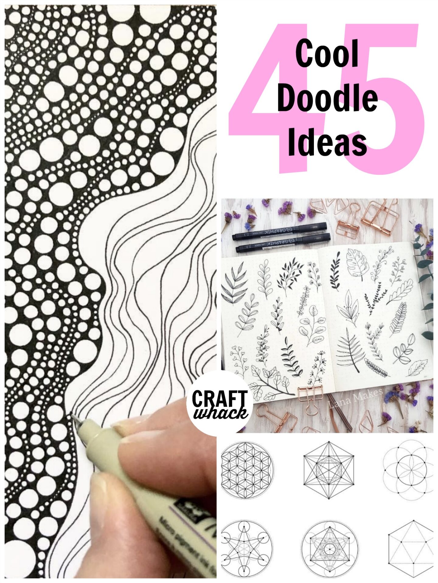 45 Super Cool Doodle Ideas For 2020 Craftwhack