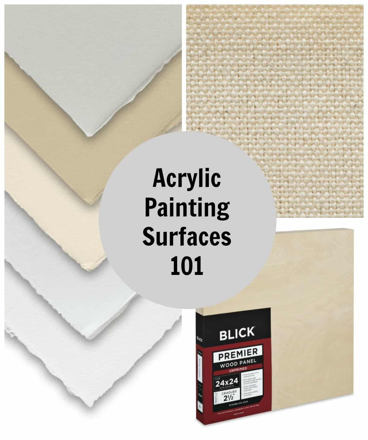 acrylic painting art surfaces