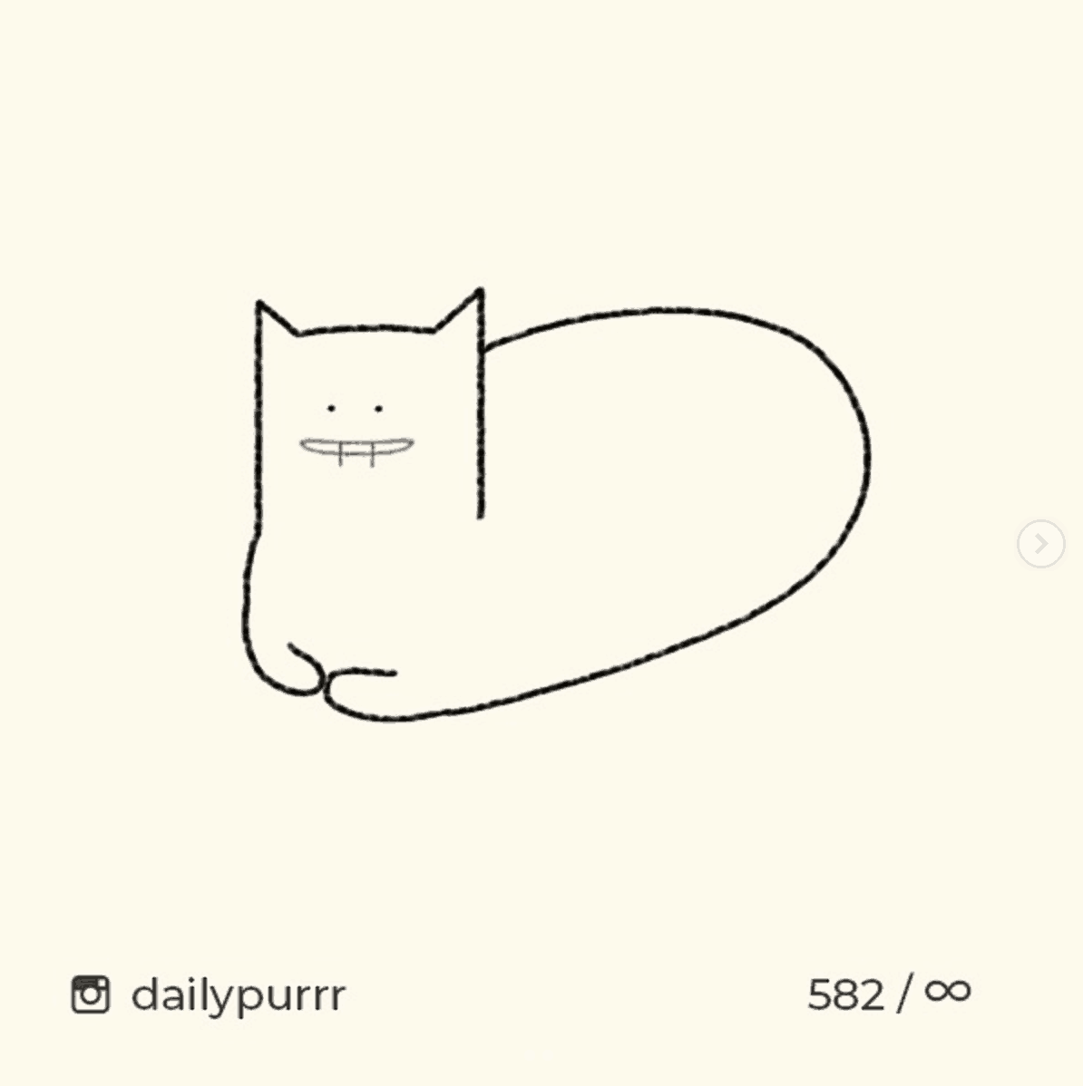 Daily Purrr cat drawing