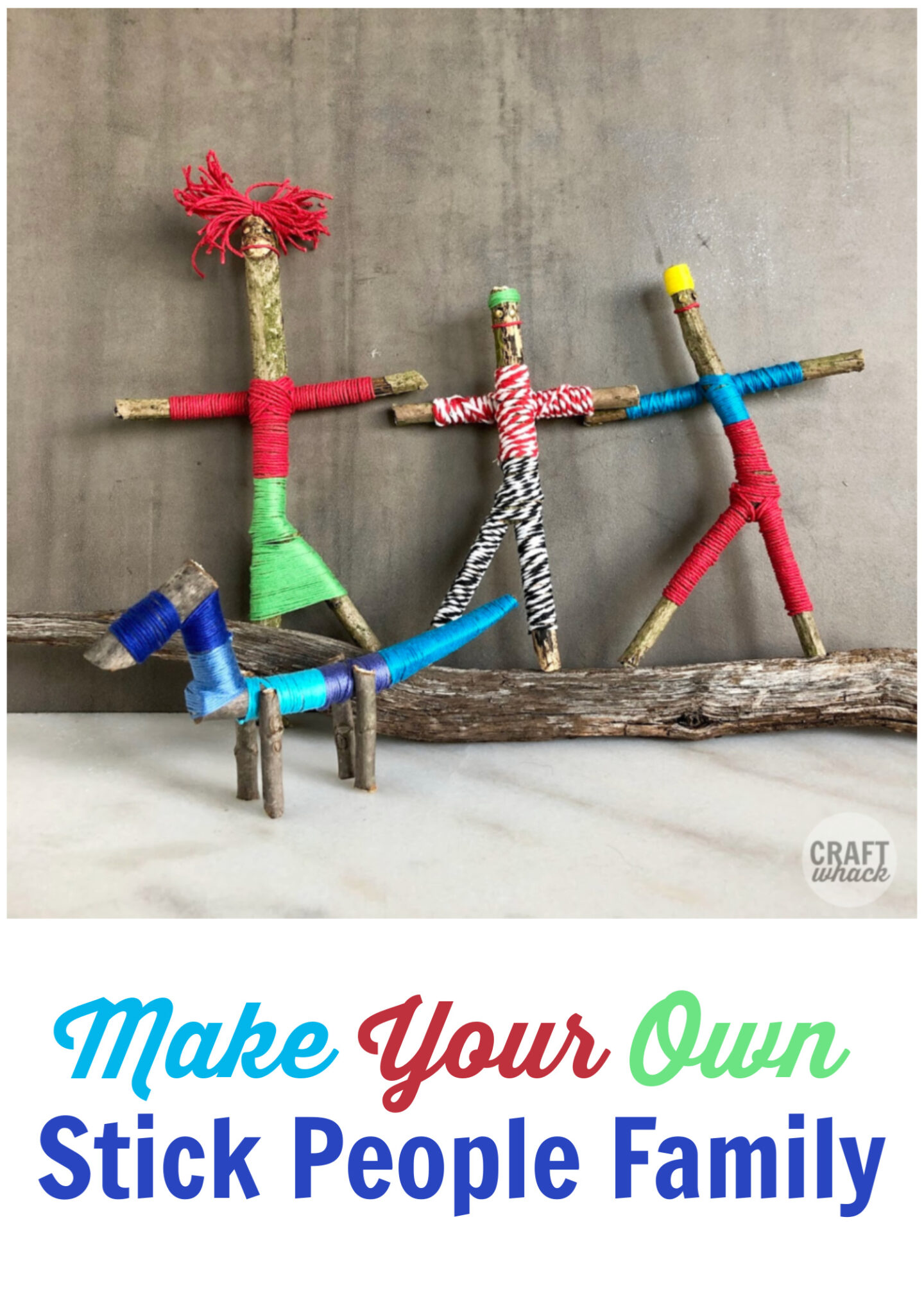 stick people family craft