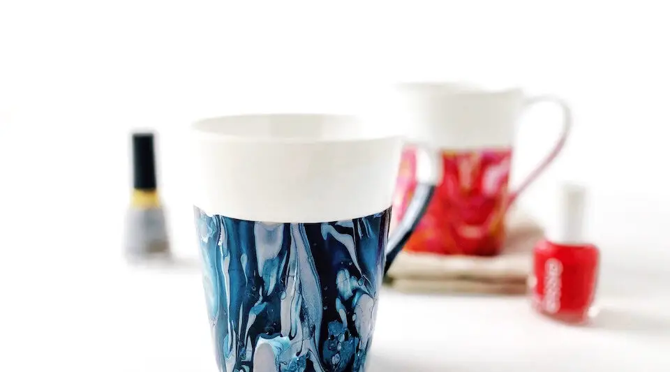 DIY Marble Nail Polish Mugs - wide 2