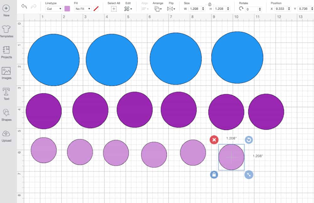 dots in maker space for cricut water bottles diy