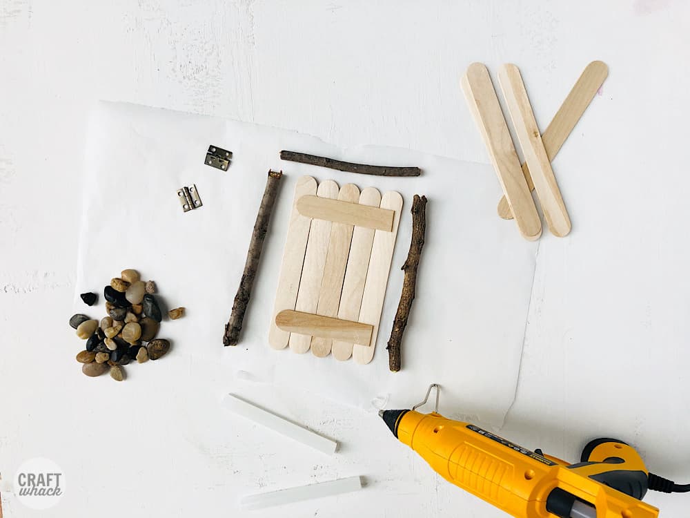 popsicle stick fairy door supplies