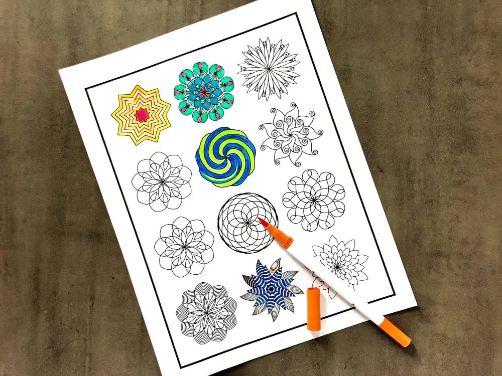 Cricut print then cut coloring stickers