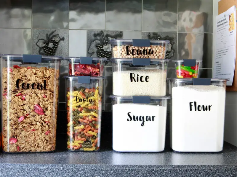 DIY Pantry Labels With Cricut · Craftwhack