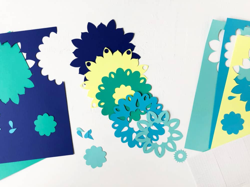 cut cardstock shapes