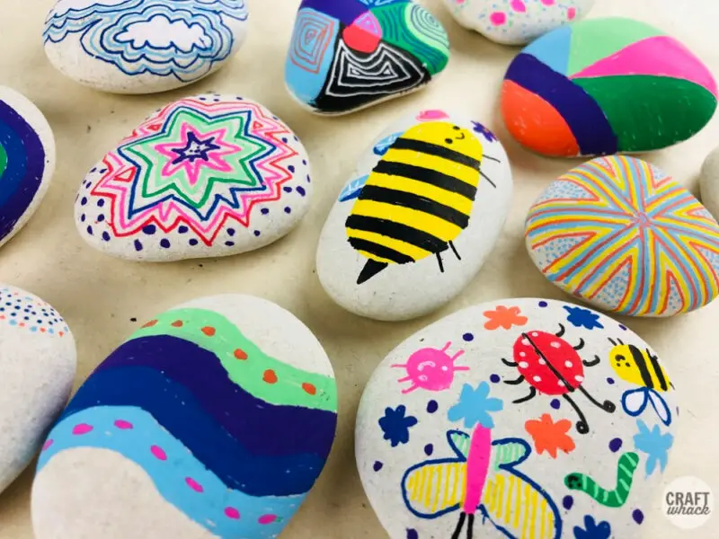 The Best Pens (and Rocks) For Making Decorated Rocks · Craftwhack