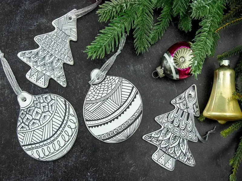 diy-fun-homemade-zentangle-christmas-ornaments
