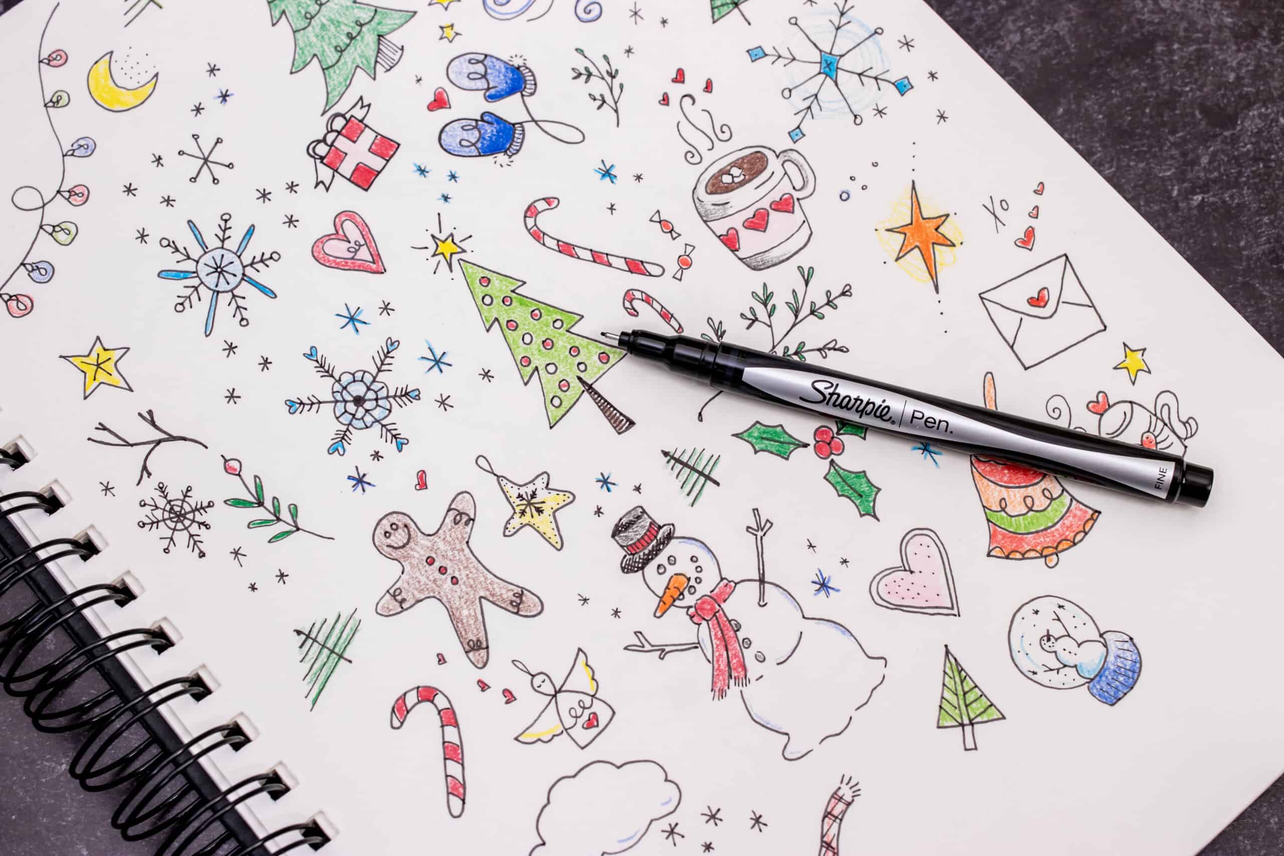 Fun and Easy Winter Doodle Art Designs