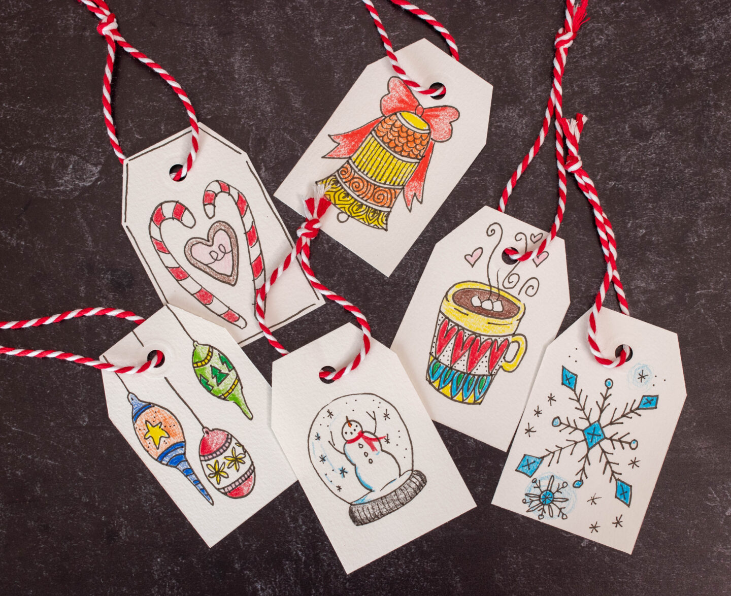 Doodle Art Gift Tag DIY · Craftwhack