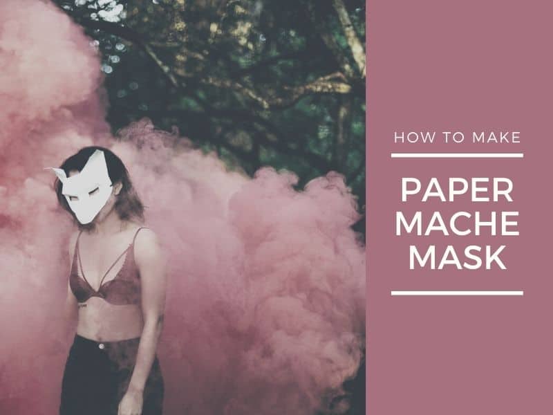 How to make paper mache mask