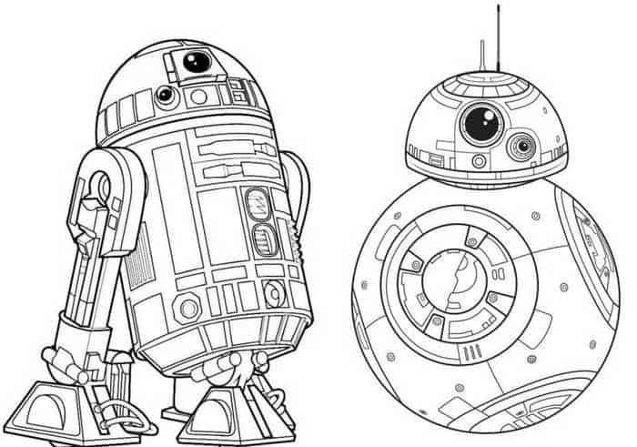 BB8 Coloring Page