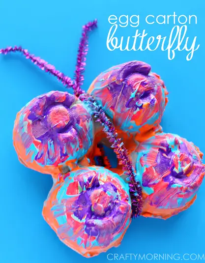 Egg Carton Butterflies