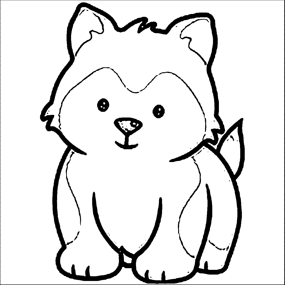 9 Cute Husky Coloring Pages Amazing Options for Kids & Adults