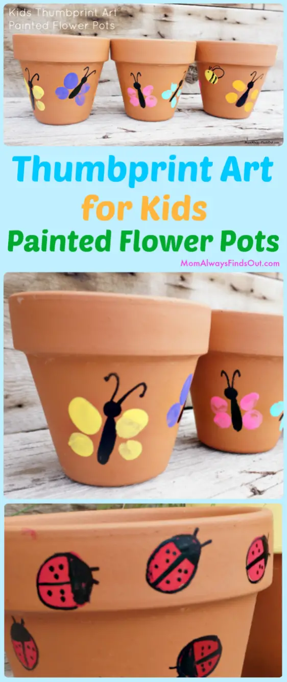 Thumbprint Flower Pots