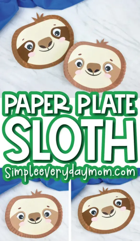 Paper Plate Sloth