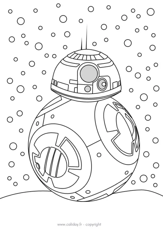 9 Fun Star Wars BB8 Coloring Page for Kids and Adults · Craftwhack