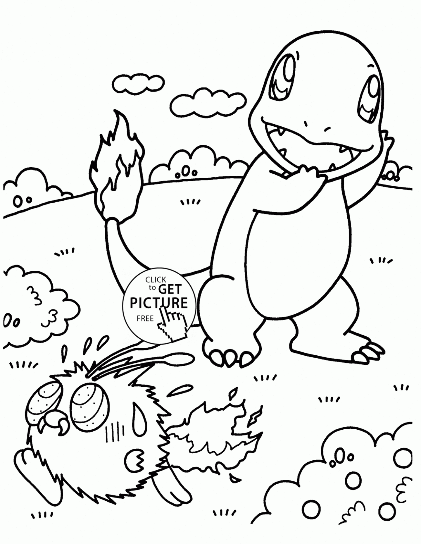 10 Fun Pokémon Charmander Coloring Pages for Kids