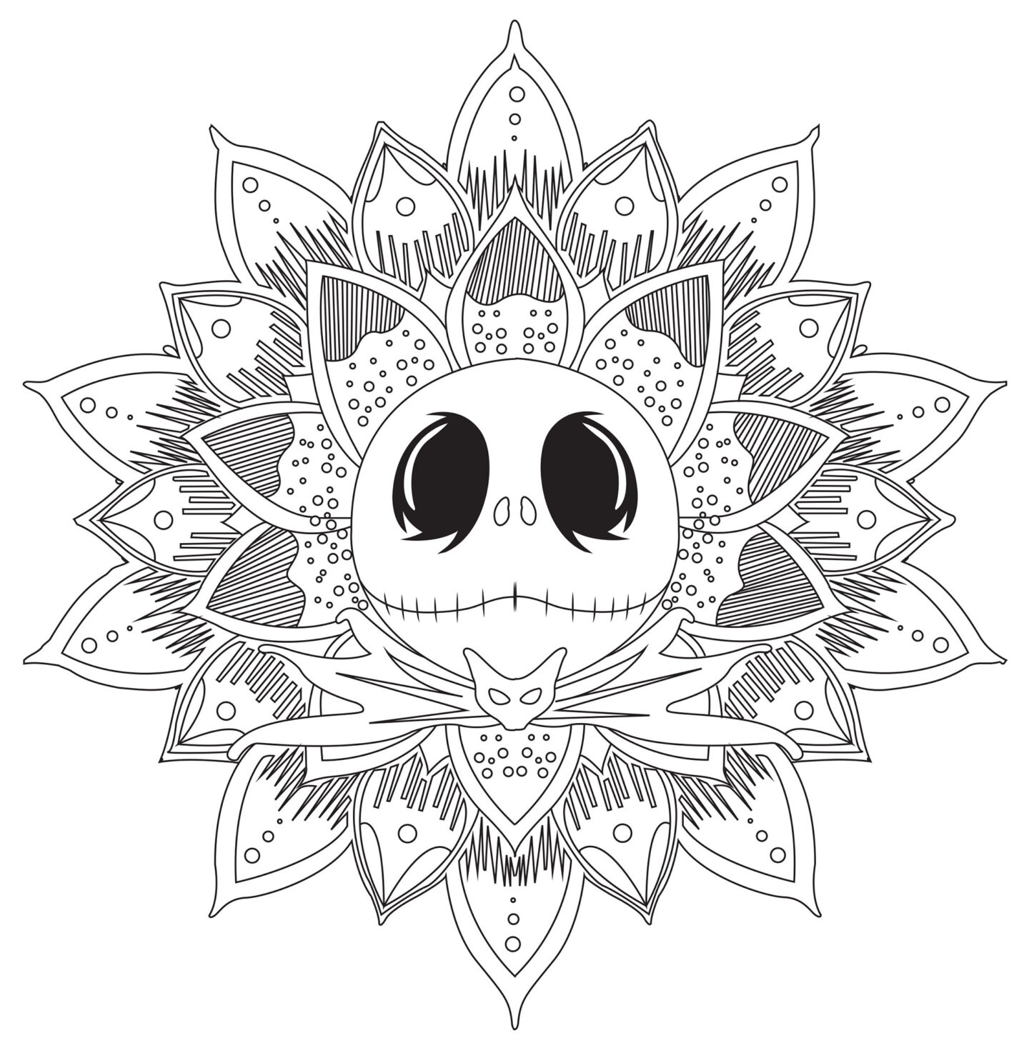 coloring-mandala-jack-skellington