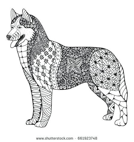 Patterned Husky