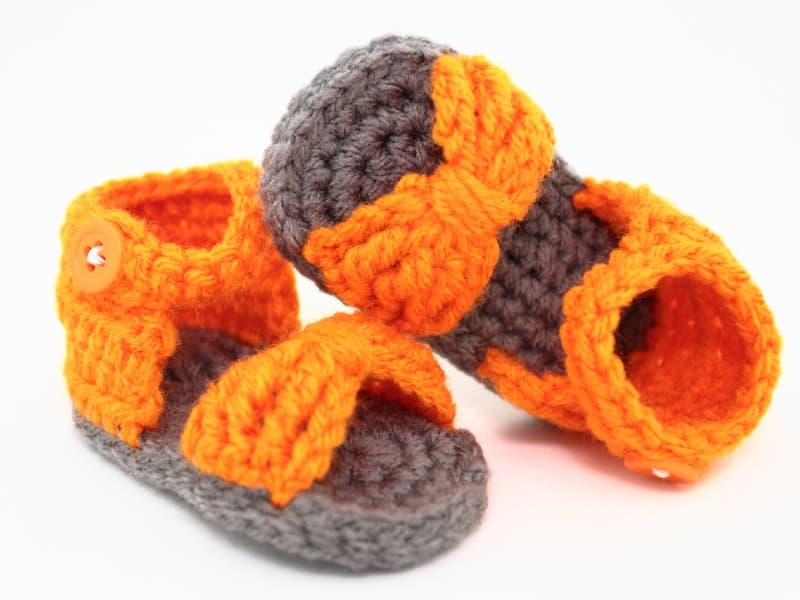 babies crochet sandals
