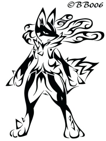 9 Creative Lucario Coloring Pages for Pokemon Fans · Craftwhack