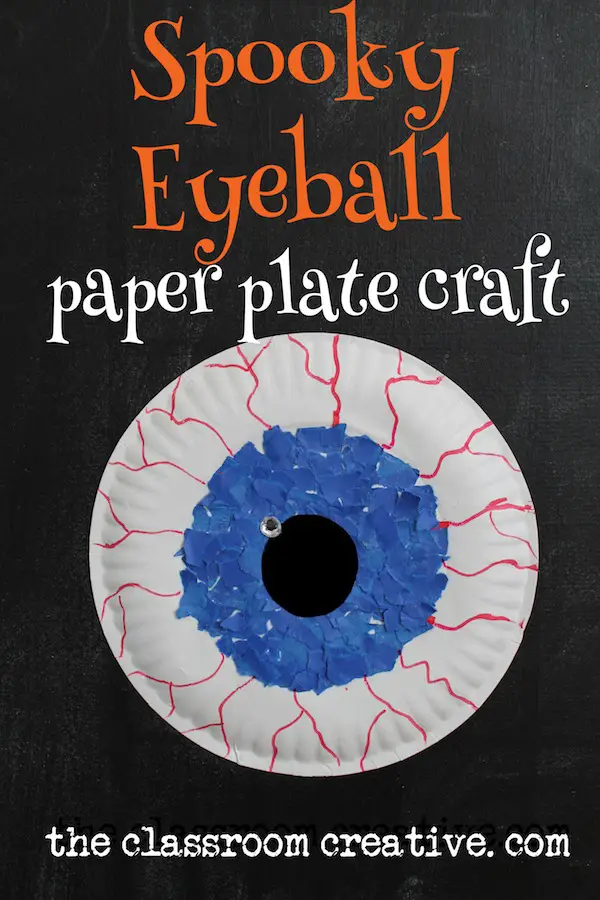 Round Eyeball Stickers for Crafts or Halloween