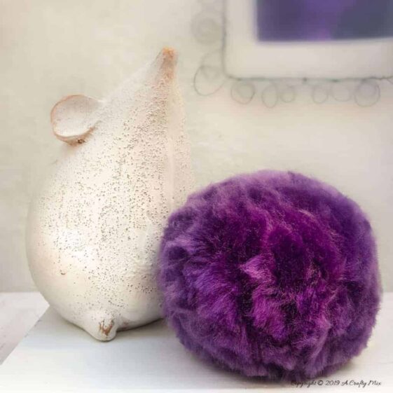 How To Make Fluffy PomPoms Small, Large, Multicolored & On A